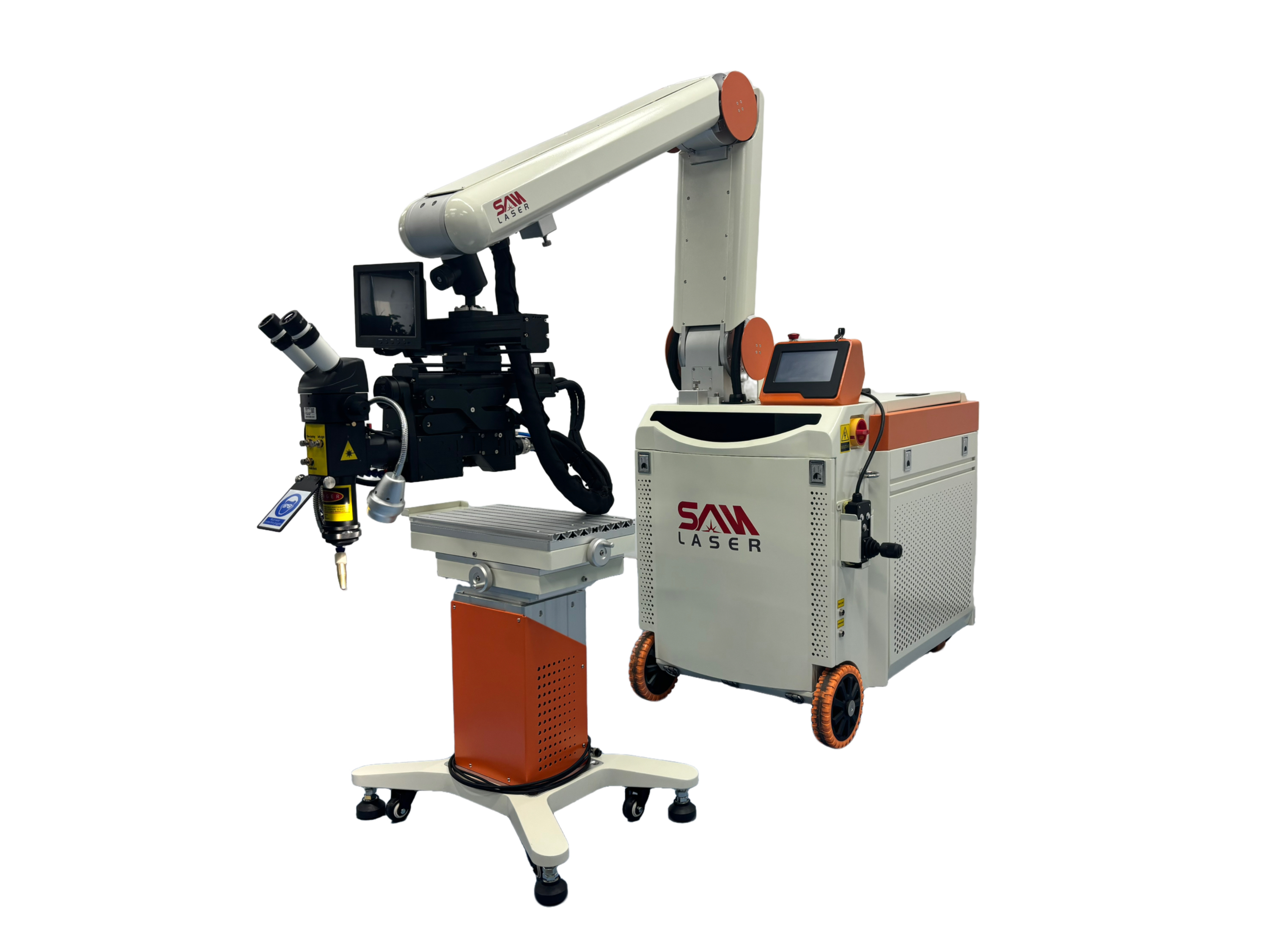 QCW/섬유 이동 금형 수리 레이저 용접 기계